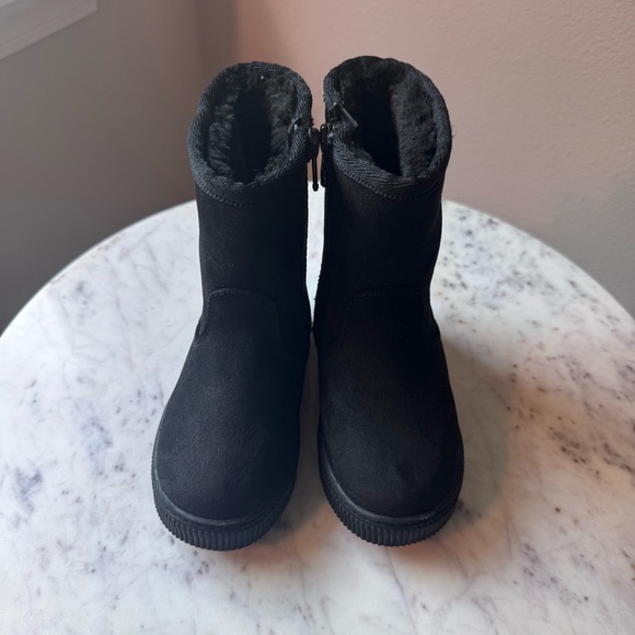 Black Suede Ankle Boots - Picture 6 of 6